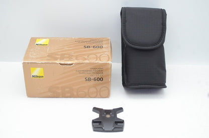 良品 Nikon ニコン ストロボ SB-600 SPEED LIGHT 元箱付 250828k