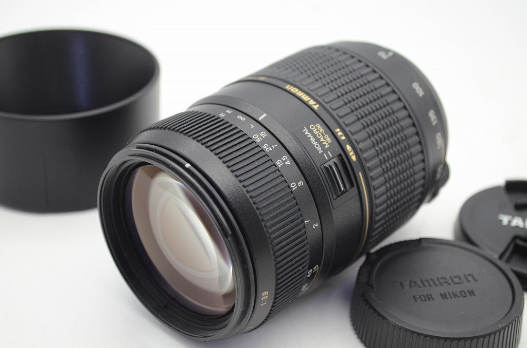 TAMRON AF 70-300mm F4-5.6 Di LD MACRO A17 Nikon ニコン Fマウント ズームレンズ フード付 250830b