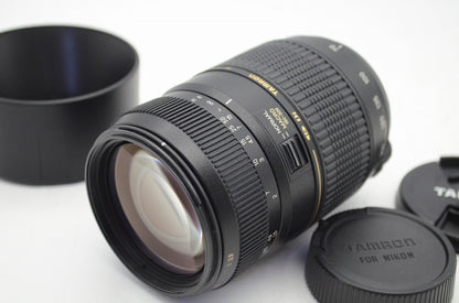 TAMRON AF 70-300mm F4-5.6 Di LD MACRO A17 Nikon ニコン Fマウント ズームレンズ フード付 250830b