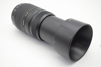 TAMRON AF 70-300mm F4-5.6 Di LD MACRO A17 Nikon ニコン Fマウント ズームレンズ フード付 250830b