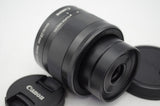 美品 Canon キヤノン EF-M 28mm F3.5 MACRO IS STM 単焦点レンズ ミラーレス APS-C フード付 241225p