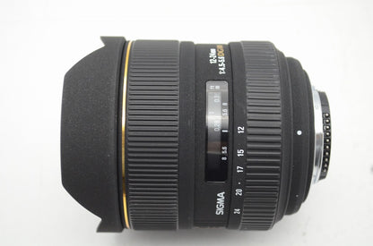 SIGMA シグマ 12-24mm F4.5-5.6 EX DG HSM Nikon ニコン Fマウント 元箱付 250830f