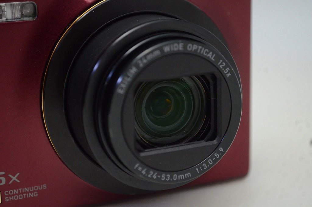 美品 CASIO カシオ HIGH SPEED EXILIM EX-ZR300 コンパクトデジタルカメラ レッド 251104ac