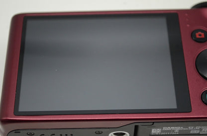 美品 CASIO カシオ HIGH SPEED EXILIM EX-ZR300 コンパクトデジタルカメラ レッド 251104ac