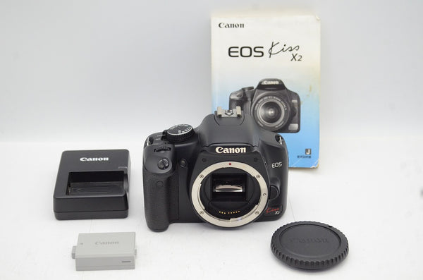 良品 Canon キヤノン EOS Kiss X2 ボディ デジタル一眼レフカメラ 241225d