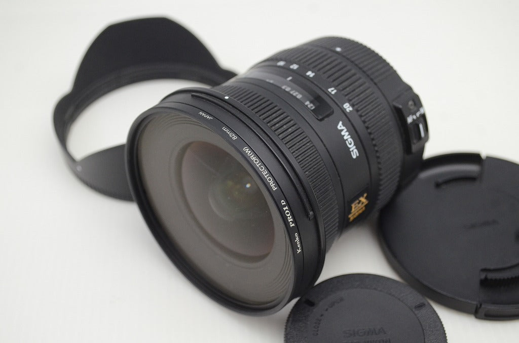 良品 SIGMA シグマ 10-20mm F3.5 EX DC HSM Nikon ニコン Fマウント APS-C ズームレンズ ケース付 251110m