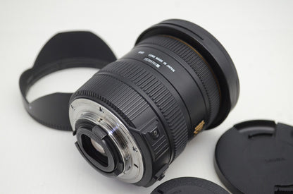 良品 SIGMA シグマ 10-20mm F3.5 EX DC HSM Nikon ニコン Fマウント APS-C ズームレンズ ケース付 251110m