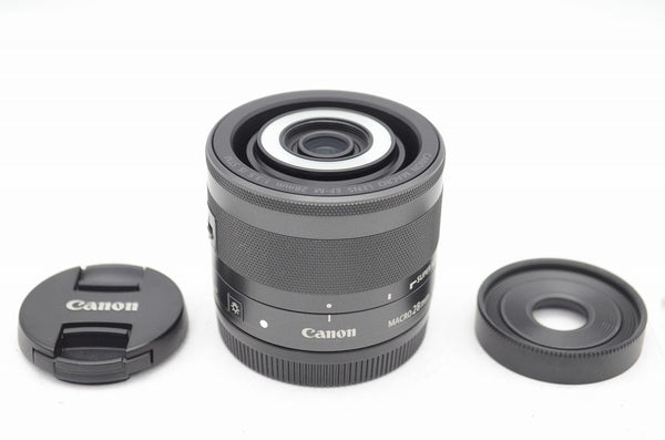 美品 Canon EF-M 28mm F3.5 MACRO IS STM EF-Mマウント APS-C 単焦点レンズ ミラーレス用 250120j