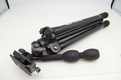 美品 Velbon ベルボン ULTRA 455 + PH-G40D 中型アルミ製 三脚 5段 ケース付 251110x