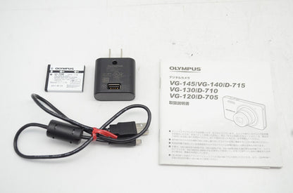 OLYMPUS オリンパス VG-145 コンパクトデジタルカメラ ゴールド 250903e