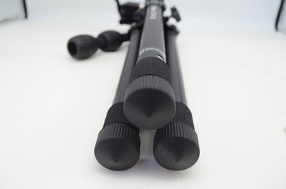 美品 Velbon ベルボン ULTRA 455 + PH-G40D 中型アルミ製 三脚 5段 ケース付 251110x