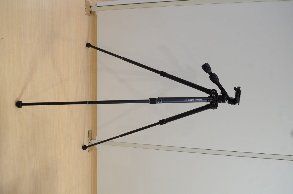 美品 Velbon ベルボン ULTRA 455 + PH-G40D 中型アルミ製 三脚 5段 ケース付 251110x