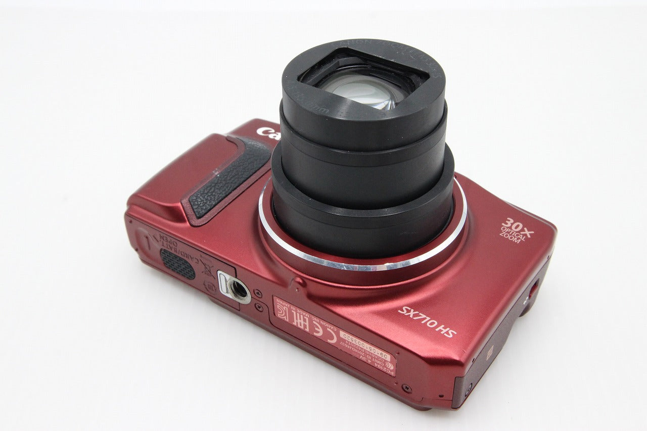 良品 Canon キヤノン PowerShot SX710 HS コンパクトデジタルカメラ レッド 260131r