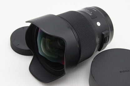 良品 SIGMA シグマ Art 20mm F1.4 DG HSM Canon キヤノン EFマウント 単焦点レンズ フルサイズ ケース付 260130i