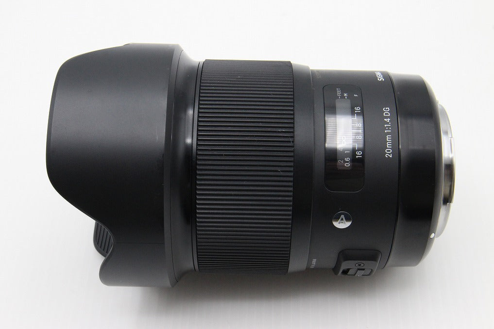 良品 SIGMA シグマ Art 20mm F1.4 DG HSM Canon キヤノン EFマウント 単焦点レンズ フルサイズ ケース付 260130i