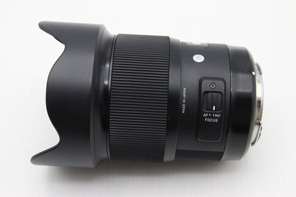 良品 SIGMA シグマ Art 20mm F1.4 DG HSM Canon キヤノン EFマウント 単焦点レンズ フルサイズ ケース付 260130i
