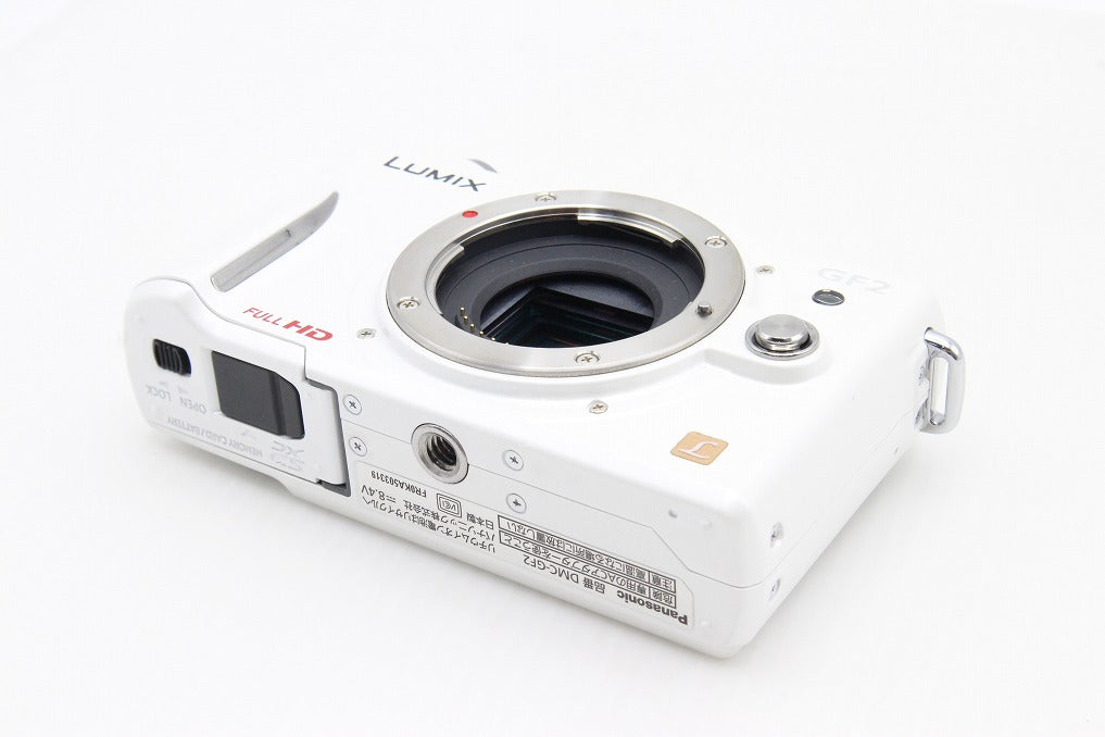 美品 Panasonic パナソニック LUMIX DMC-GF2 ボディ ミラーレス一眼カメラ ホワイト 元箱付 260131g