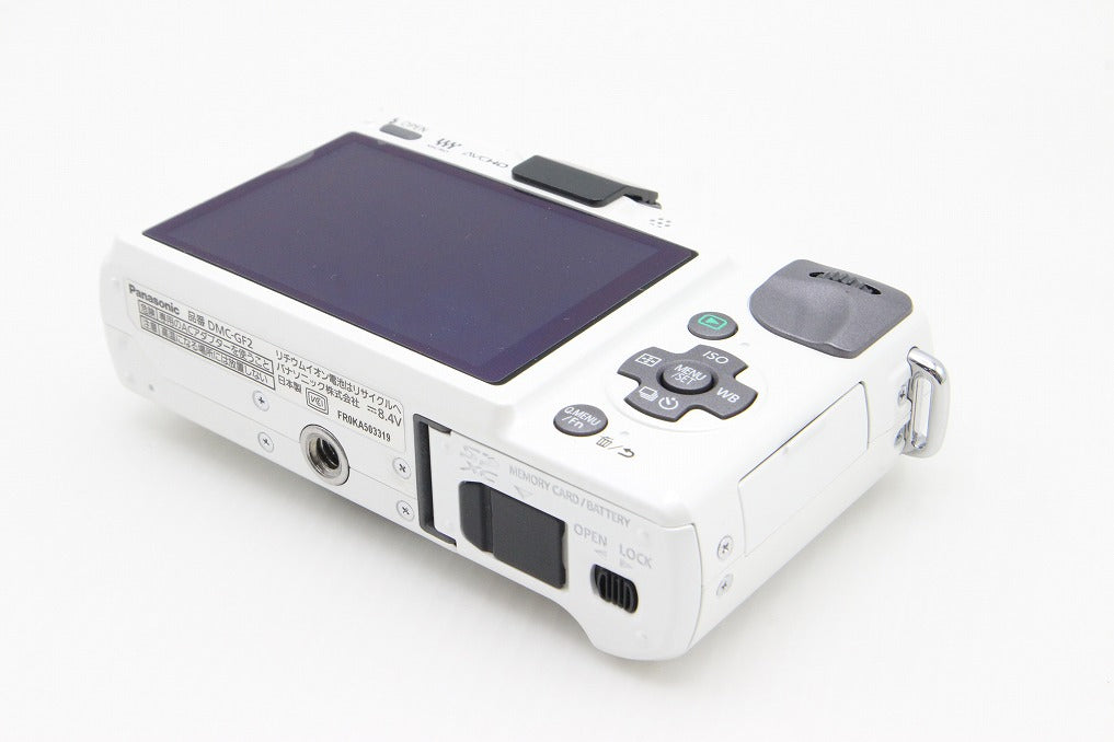 美品 Panasonic パナソニック LUMIX DMC-GF2 ボディ ミラーレス一眼カメラ ホワイト 元箱付 260131g