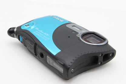 良品 Canon キヤノン PowerShot D20 コンパクトデジタルカメラ ブルー 260128a