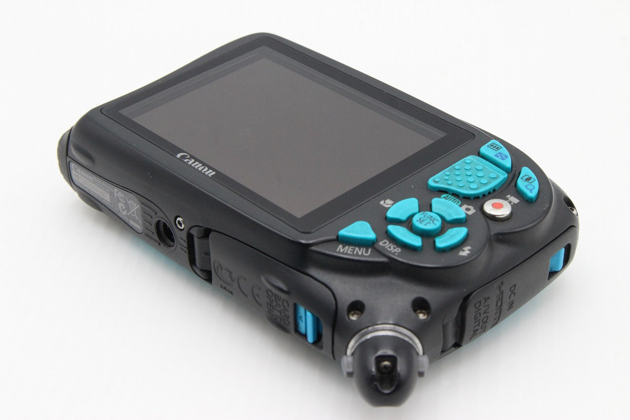 良品 Canon キヤノン PowerShot D20 コンパクトデジタルカメラ ブルー 260128a