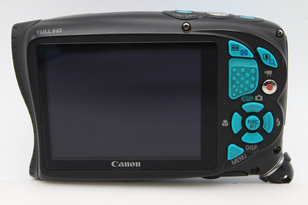 良品 Canon キヤノン PowerShot D20 コンパクトデジタルカメラ ブルー 260128a