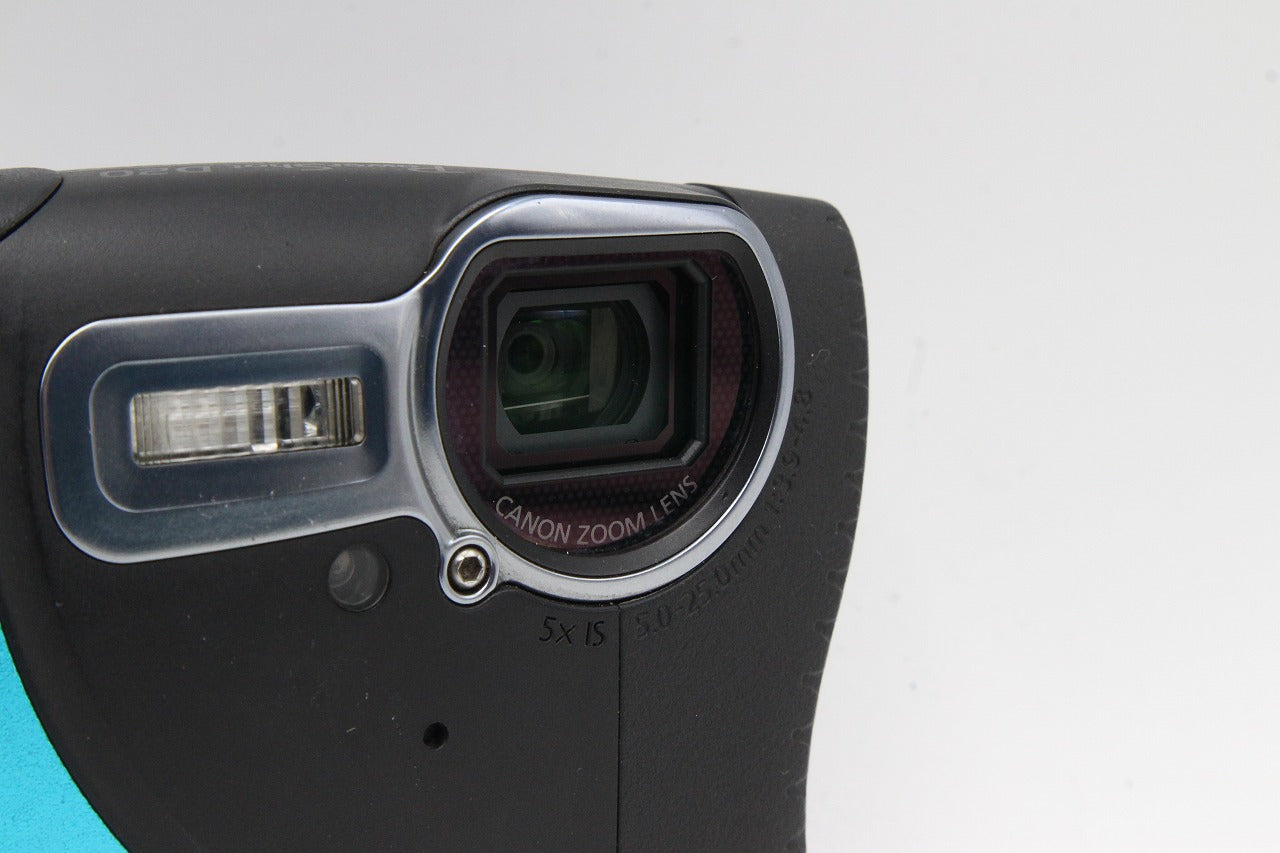 良品 Canon キヤノン PowerShot D20 コンパクトデジタルカメラ ブルー 260128a