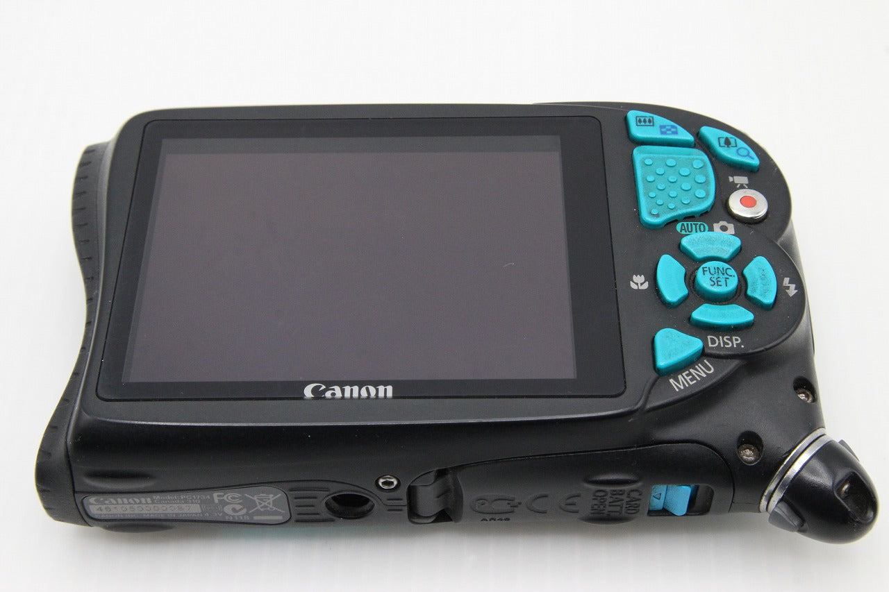 良品 Canon キヤノン PowerShot D20 コンパクトデジタルカメラ ブルー 260128a