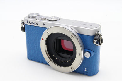美品 Panasonic パナソニック LUMIX DMC-GM1S ボディ ミラーレス一眼カメラ ブルー 260131s