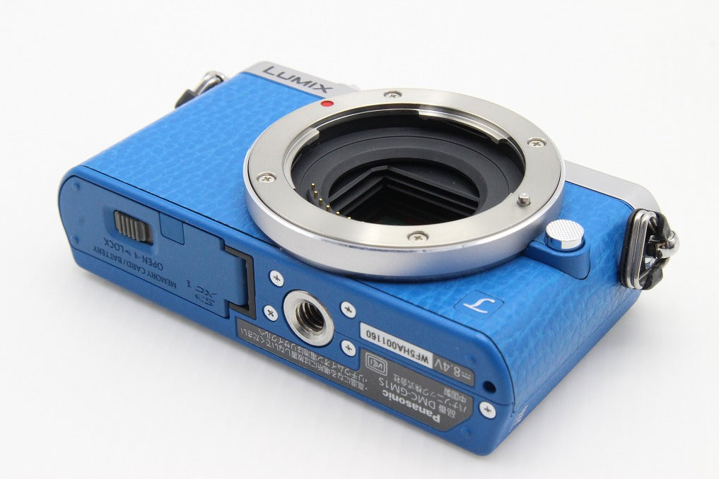 美品 Panasonic パナソニック LUMIX DMC-GM1S ボディ ミラーレス一眼カメラ ブルー 260131s