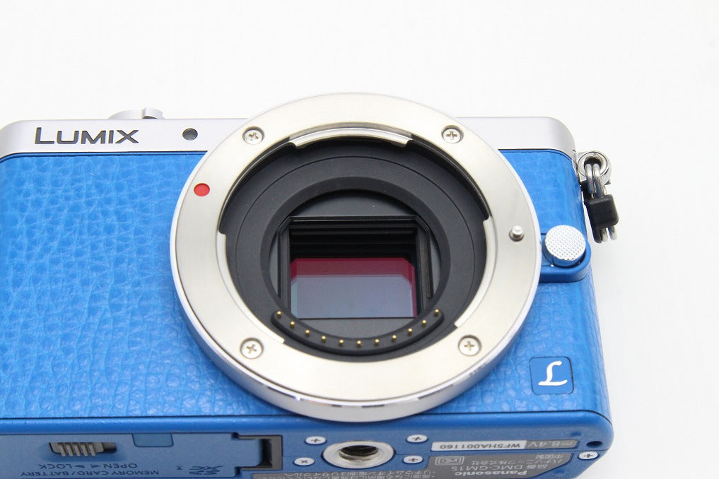 美品 Panasonic パナソニック LUMIX DMC-GM1S ボディ ミラーレス一眼カメラ ブルー 260131s