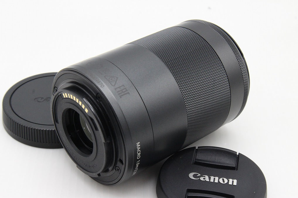 美品 Canon キヤノン EF-M 55-200mm F4.5-6.3 IS STM EF-Mマウント ズームレンズ ブラック 260129r