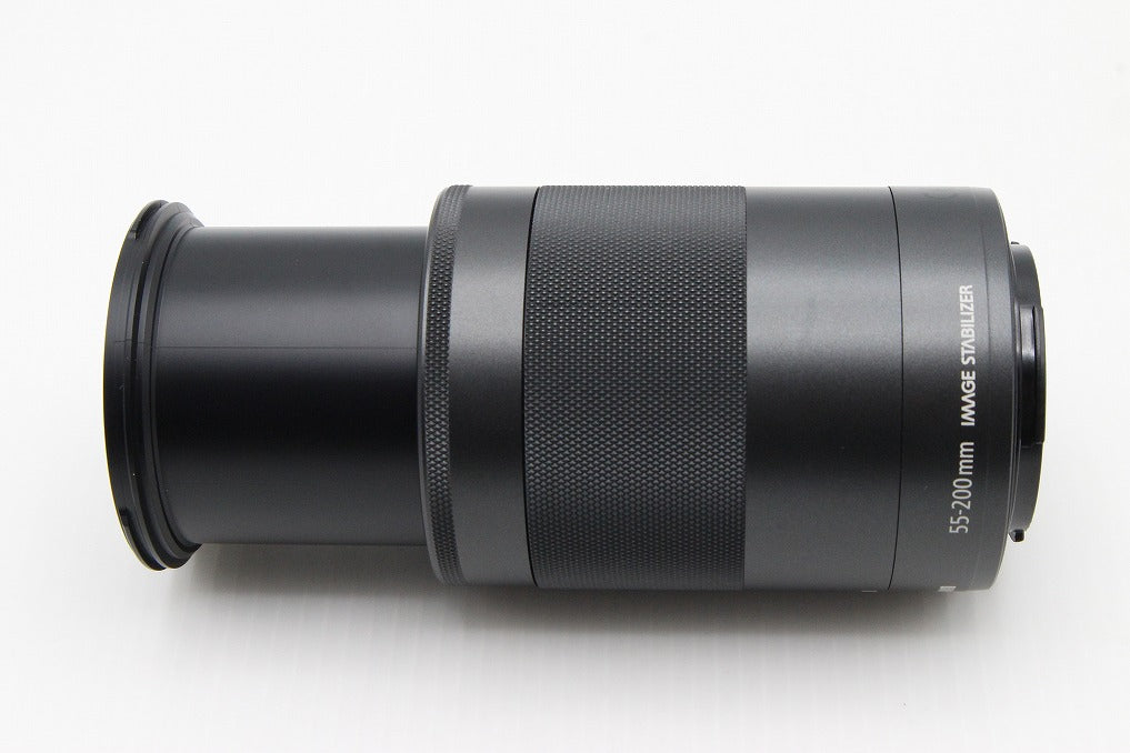 美品 Canon キヤノン EF-M 55-200mm F4.5-6.3 IS STM EF-Mマウント ズームレンズ ブラック 260129r