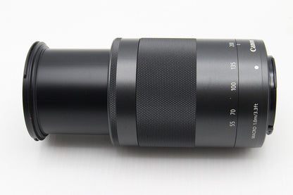 美品 Canon キヤノン EF-M 55-200mm F4.5-6.3 IS STM EF-Mマウント ズームレンズ ブラック 260129r