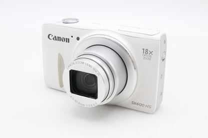 Canon キヤノン PowerShot SX600 HS コンパクトデジタルカメラ ホワイト 260131f