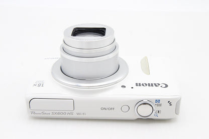 Canon キヤノン PowerShot SX600 HS コンパクトデジタルカメラ ホワイト 260131f