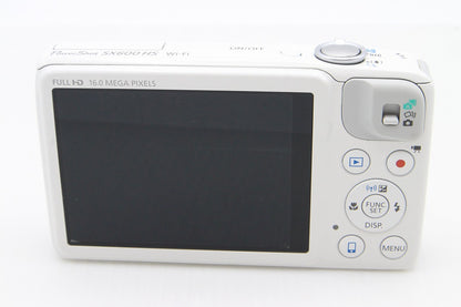 Canon キヤノン PowerShot SX600 HS コンパクトデジタルカメラ ホワイト 260131f