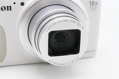 Canon キヤノン PowerShot SX600 HS コンパクトデジタルカメラ ホワイト 260131f