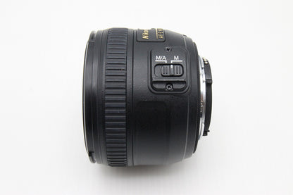 美品 Nikon ニコン AF-S NIKKOR 50mm F1.4G 単焦点レンズ フルサイズ フード付 260130g