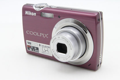 良品 Nikon ニコン COOLPIX S230 コンパクトデジタルカメラ パープル 元箱付 260129m