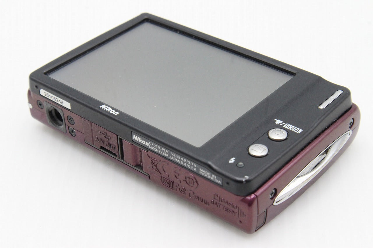 良品 Nikon ニコン COOLPIX S230 コンパクトデジタルカメラ パープル 元箱付 260129m