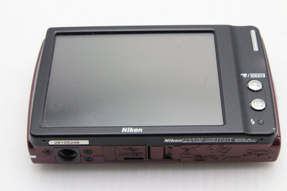 良品 Nikon ニコン COOLPIX S230 コンパクトデジタルカメラ パープル 元箱付 260129m