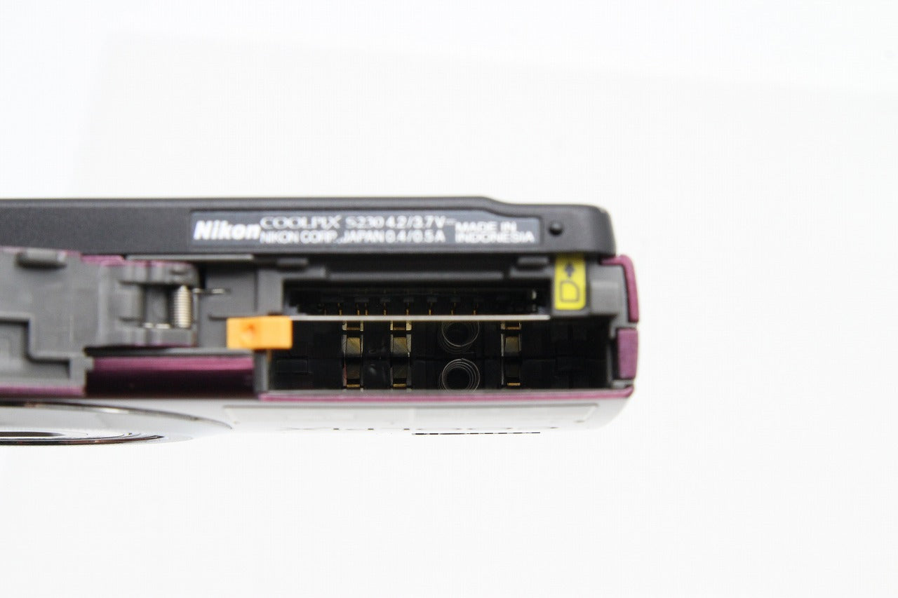 良品 Nikon ニコン COOLPIX S230 コンパクトデジタルカメラ パープル 元箱付 260129m