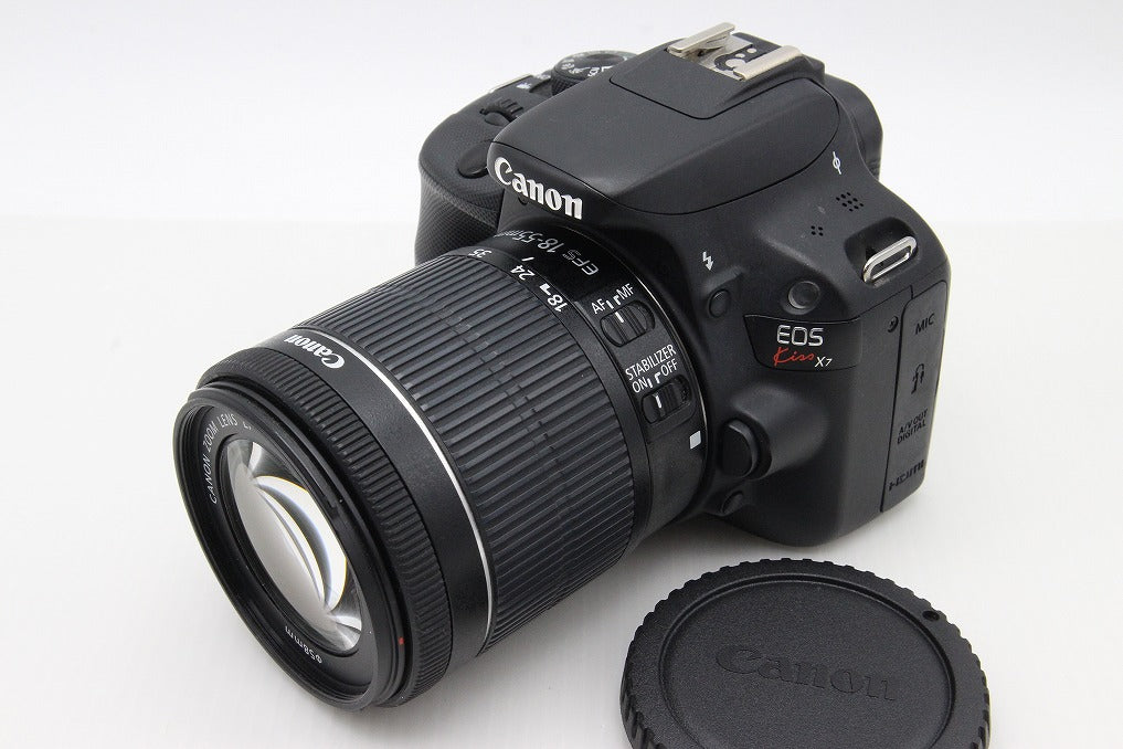 良品 Canon キヤノン EOS Kiss X7 ボディ + EF-S 18-55 IS STM レンズキット デジタル一眼レフカメラ 260131o