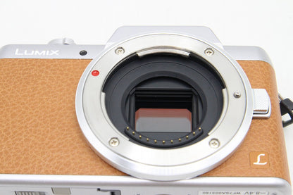 美品 Panasonic パナソニック LUMIX DMC-GF7 ボディ ミラーレス一眼カメラ ブラウン 260202b
