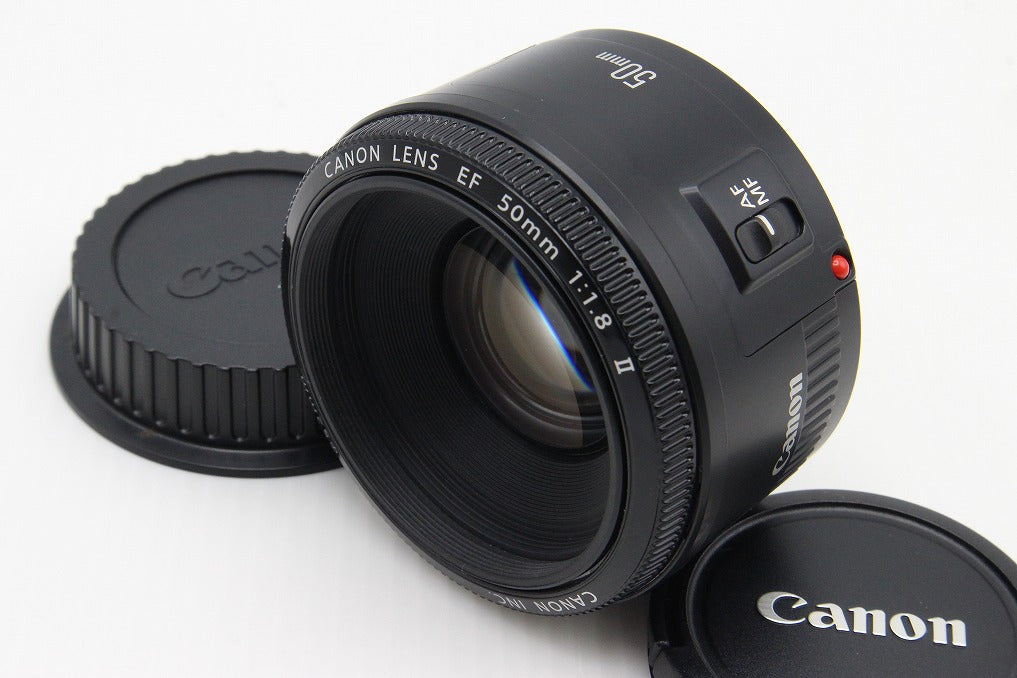 良品 Canon キヤノン EF 50mm F1.8 II フルサイズ 単焦点レンズ 260130e