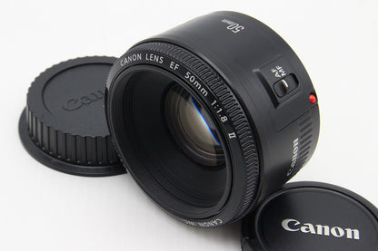 良品 Canon キヤノン EF 50mm F1.8 II フルサイズ 単焦点レンズ 260130e