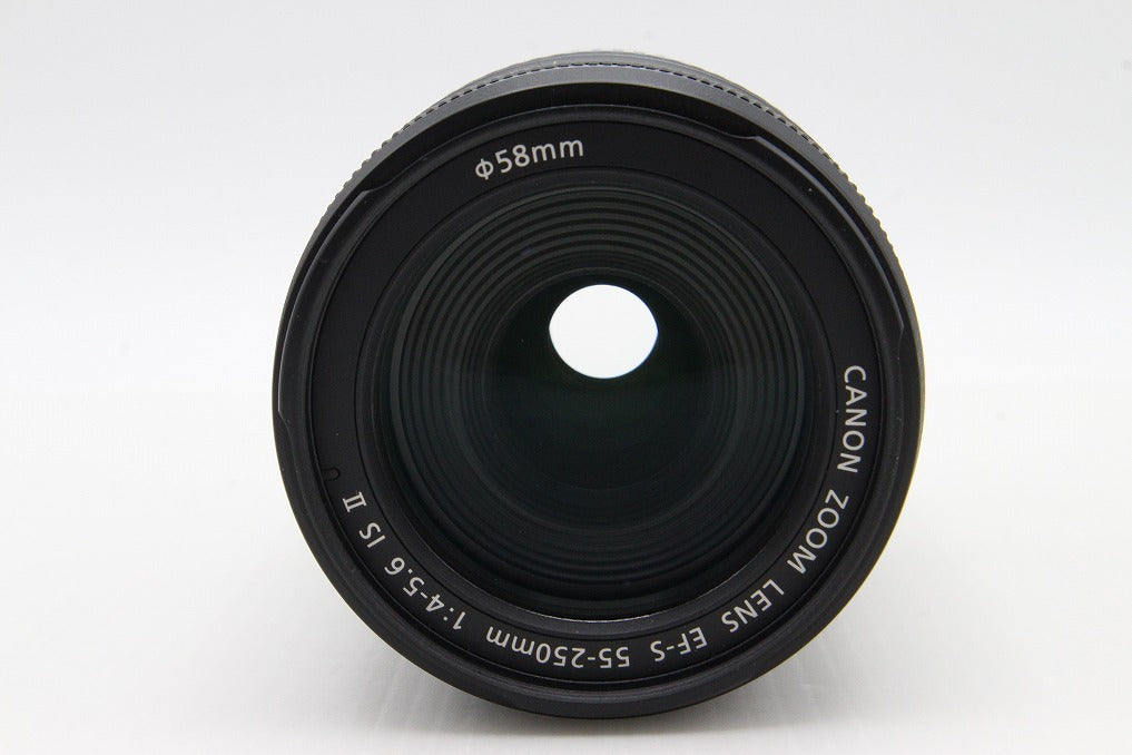 美品 Canon キヤノン EF-S 55-250mm F4-5.6 IS II APS-C ズームレンズ 260129e