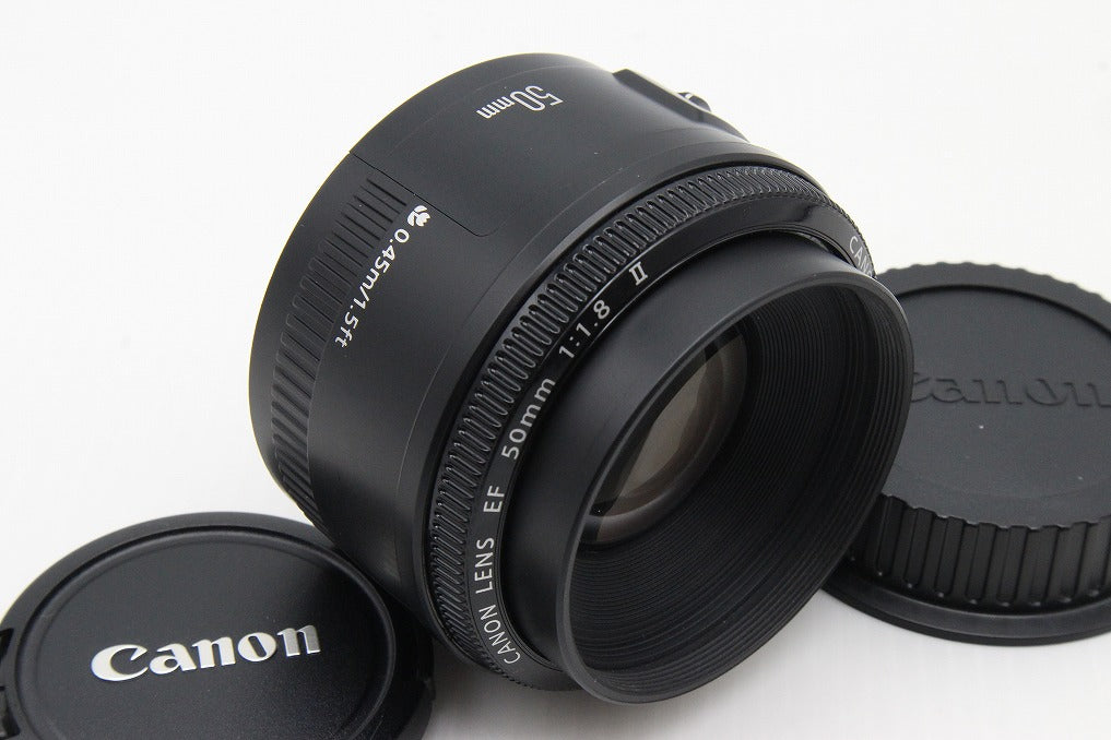 良品 Canon キヤノン EF 50mm F1.8 II フルサイズ 単焦点レンズ 260130e
