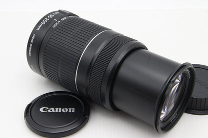 美品 Canon キヤノン EF-S 55-250mm F4-5.6 IS II APS-C ズームレンズ 260129e