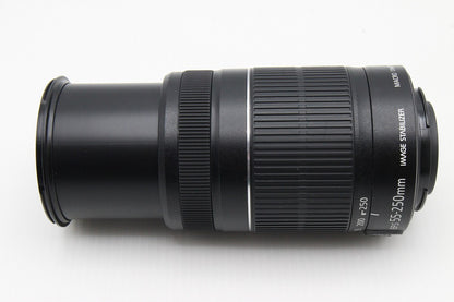 美品 Canon キヤノン EF-S 55-250mm F4-5.6 IS II APS-C ズームレンズ 260129e
